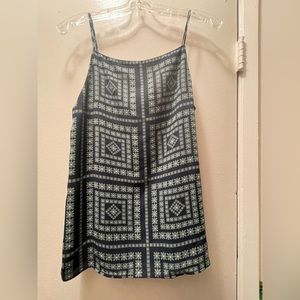 Loft Outlet, high neck woven cami